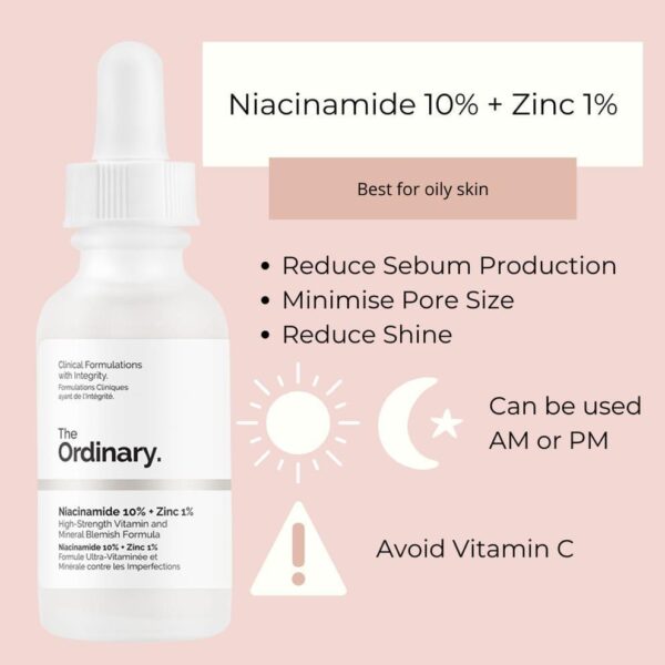 The Ordinary Niacinamide 10% + Zinc 1 % (30ml ) – With Barcode & Batch Code - Image 7